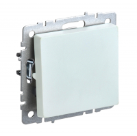 Выключатель IEK Brite 1-клавишный скрытой установки, без рамки, жемчуг (BR-V10-0-10-K36)