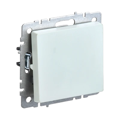 Выключатель IEK Brite 1-клавишный скрытой установки, без рамки, жемчуг (BR-V10-0-10-K36)