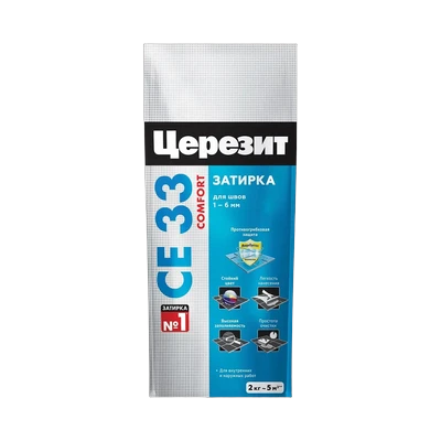 Затирка  Ceresit CE33 S №49, кирпичный (2 кг)
