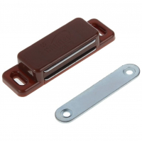 Магнит мебельный малый, коричневый