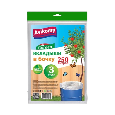 Пакет-вкладыш в бочку 250 л 40 мкм (3 шт)