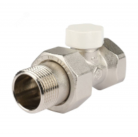 Клапан запорно-балансировочный Stout 3/4" нижний, прямой