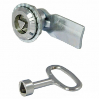 Замок для электрощитовых под 3-х гранный ключ (с ключом) 