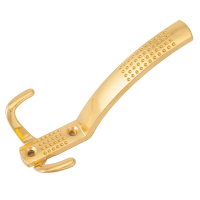 Крючок 3-х рожковый перфорированный Стандарт 212 А, золото