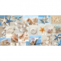 Панель ПВХ листовая Мозаика Пляж 955х480 мм