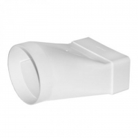 Соединитель плоского канала с круглым 100 мм (612СП10КП)