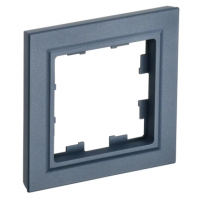 Рамка IEK BRITE 1-местная, маренго