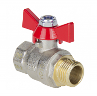 Кран шаровой Tebo 3/4" бабочка ш/ш PN40