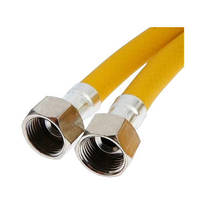 Шланг газовый ПВХ желтый 1/2" гайка/гайка (1,5 м)