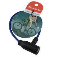 Замок велосипедный тросовый MARLOK 650 мм, d=6мм