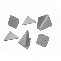 Фурнитура для столешницы 25х25 мм, серый комплект