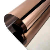 Пленка оконная солнцезащитная зеркальная 75х152 см бронза, 2 створки