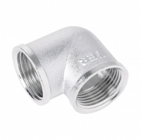 Уголок латунный переходной 1/2" х 3/4" гайка/гайка
