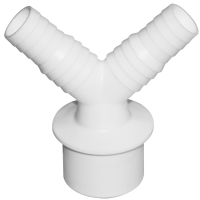 Адаптер для стиральной машины с 2 отводами для подключения к канализации (выход 50 мм) А-5250