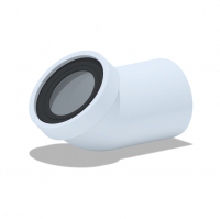 Труба фановая 110х45° АниПласт W4220