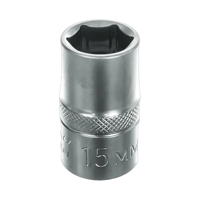 Головка торцевая Дело Техники 15 мм 6-гранная 1/2" (620015)