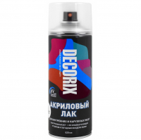 Лак аэрозольный Decorix глянцевый бесцветный (520 мл)