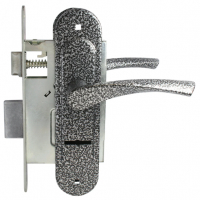 Замок врезной Птимаш ЗВ9-4.07 (серебро)