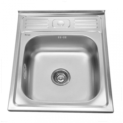 Мойка накладная 50х60 см, SinkLight