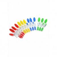 Прищепки бельевые 12 шт, пластиковые