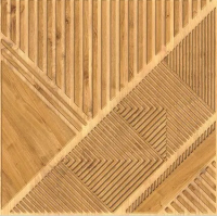 Панель ПВХ самоклеящаяся Лабиринт дерево 475х475 мм