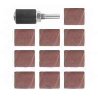 Бандаж наждачный и барабан наждачный 10+1 шт FIT