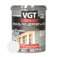 Эмаль акриловая VGT Профи по дереву, Ванильная  2,5 кг