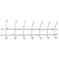 Вешалка настенная Норма-7, 7 крючков, белый