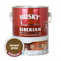 Пропитка для дерева Husky Siberian полуматовая, ореховое дерево (2,7 л)