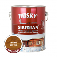 Пропитка для дерева Husky Siberian полуматовая, тиковое дерево (2,7 л)