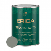 Эмаль алкидная ПФ-115 Erica, серая 0,8 кг