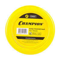 Леска для триммера Champion 2,0 мм 60 м звезда (C5027)