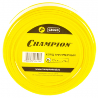 Леска для триммера Champion 2,4 мм звезда 40 м