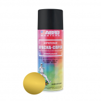 Краска-спрей аэрозольная ABRO акриловая, золото 226 г/272 мл