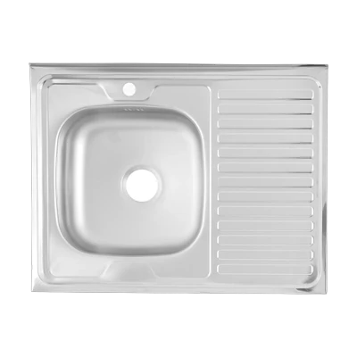 Мойка накладная Sinklight 8060 глянец, 06/160, левая