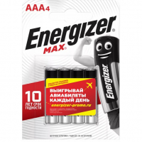 Элемент питания Energizer MAX LR03 (4 шт)