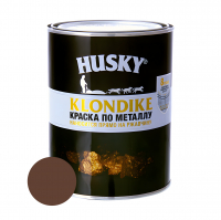Краска по металлу Husky Klondike глянцевая RAL 8017, коричневая 0,9 л