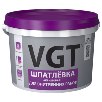 Шпатлевка акриловая для внутренних работ, VGT  (3,6 кг)
