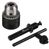 Набор для дрели 3 предмета (патрон ключевой 13 мм, ключ для патрона, переходник SDS+)