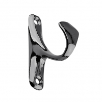 Крючок 1-рожковый ZY-214, черный