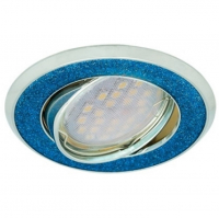 Спот Ecola DL39 голубой блеск/хром