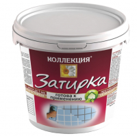 Затирка "Коллекция" для плитки готовая, белый (0,8 кг)