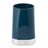 Стакан для ванной комнаты GLOSS пластиковый, темно-синий