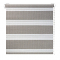 Рулонная штора Баланс День-Ночь 43х160 см, Серый