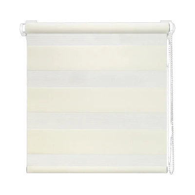 Рулонная штора Баланс День-Ночь 57х160 см, Слоновая кость