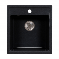<b>Мойка</b> каменная SimGran S-10 465х505 мм, черный