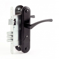 Замок врезной Зенит ЗВ9-4.2, черный