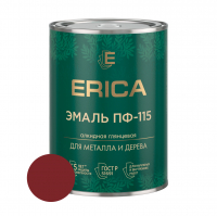 Эмаль алкидная ПФ-115 Erica, вишневая 0,8 кг