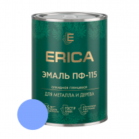 Эмаль алкидная ПФ-115 Erica, голубая 0,8 кг