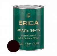 Эмаль алкидная ПФ-115 Erica, шоколадная 0,8 кг